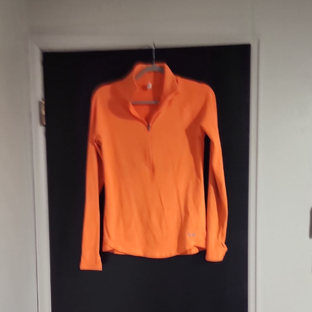 Under Armour Women's Bright Orange Long Sleeve Tee